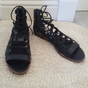 Black Franco Sarto strap sandals